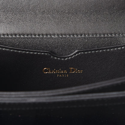 Christian Dior Lambskin Embroidered C'est I Feel Blue Clutch Black 5 of 10