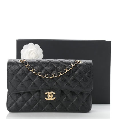 Chanel Caviar Quilted Small Double Flap Black 11 of 11