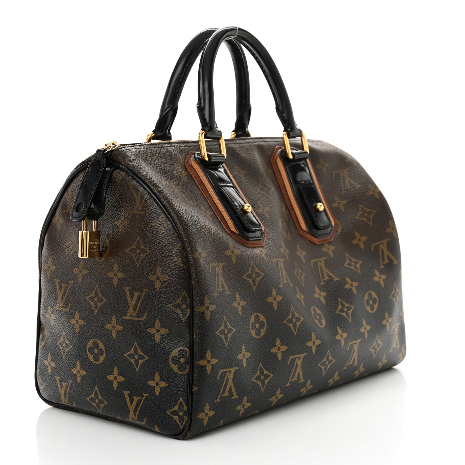 Louis Vuitton Monogram Mirage Speedy 30 Black 3 of 10