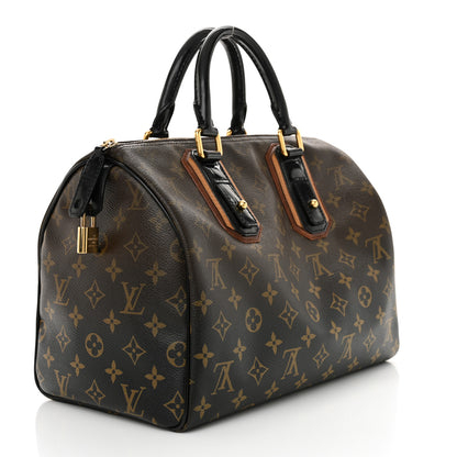 Louis Vuitton Monogram Mirage Speedy 30 Black 3 of 10