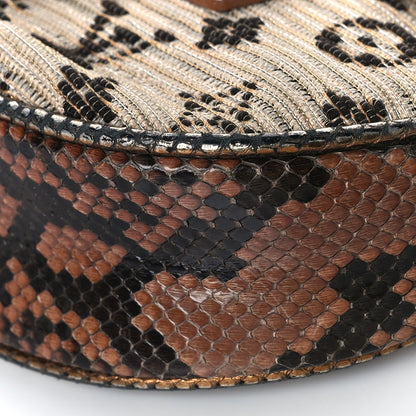 Louis Vuitton Snakeskin Suede Monogram Empire Ponant Marron 8 of 12