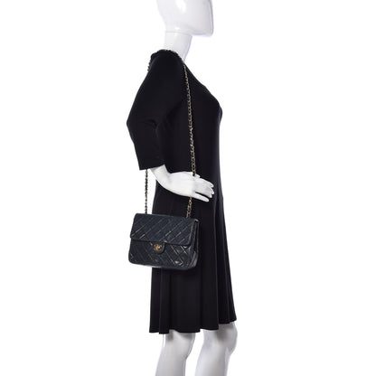 Chanel Lambskin Quilted Mini Square Flap Black 2 of 9