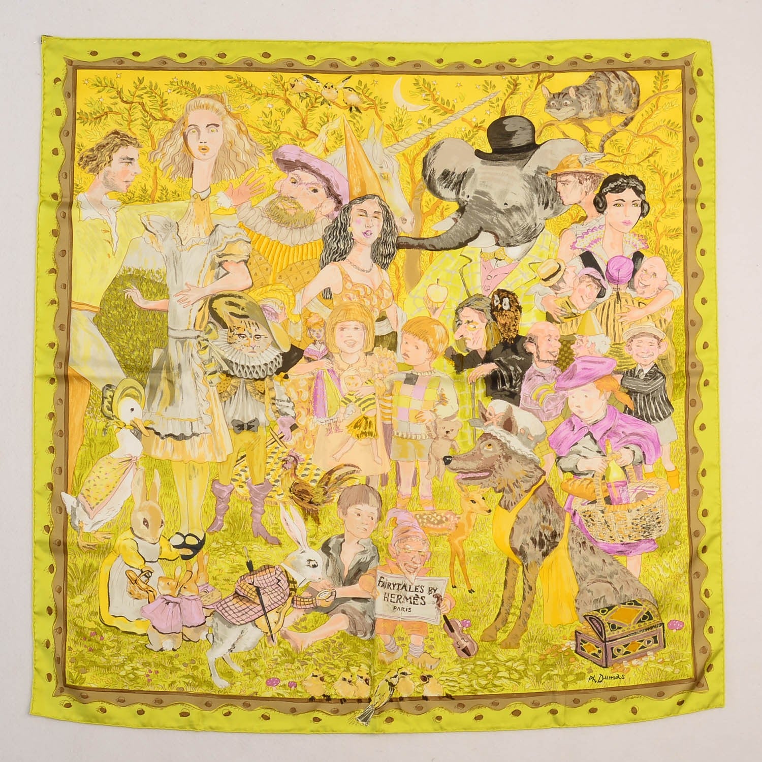 Hermes Silk Fairytales by Scarf 90 2 of 5