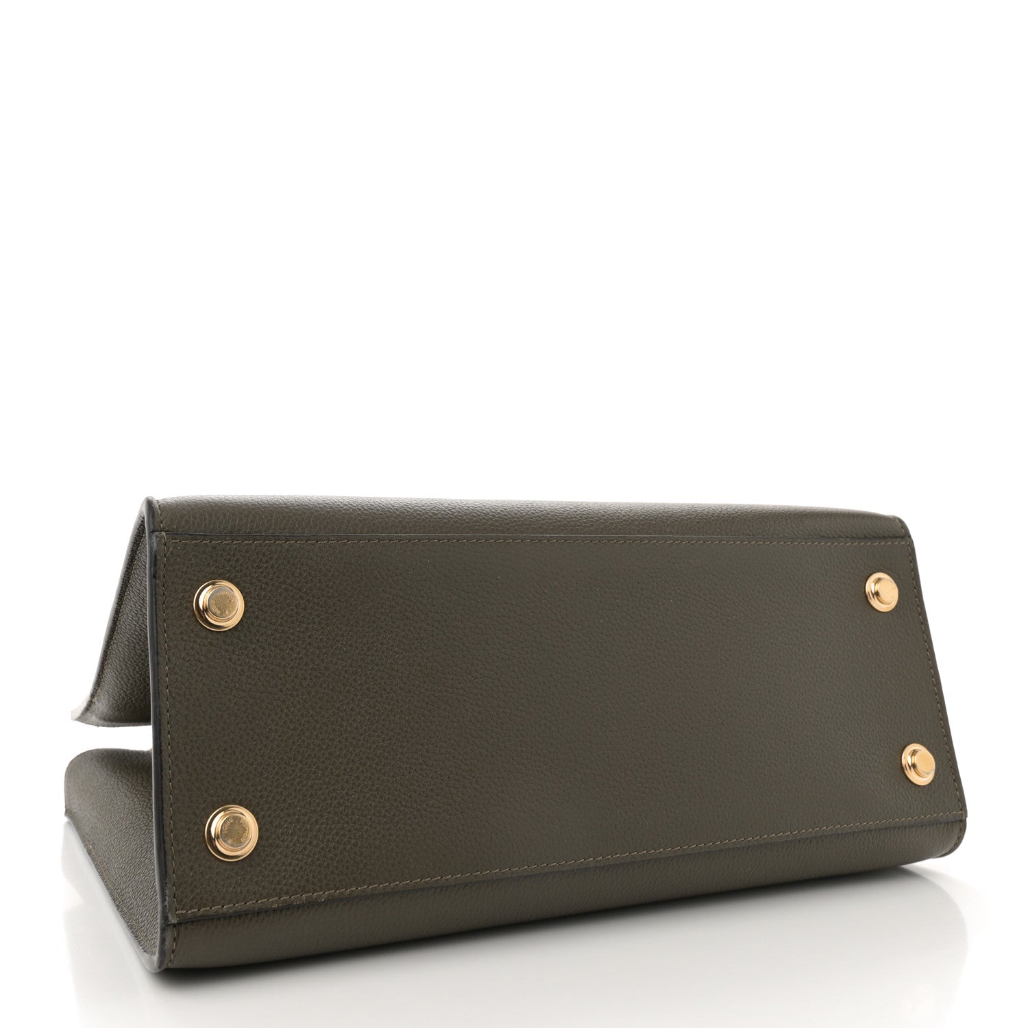 Louis Vuitton Taurillon City Steamer MM Kaki Creme Black 4 of 11