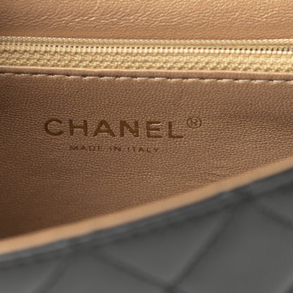 Chanel Lambskin Quilted Small Chic Pearls Flap Black 6 of 14