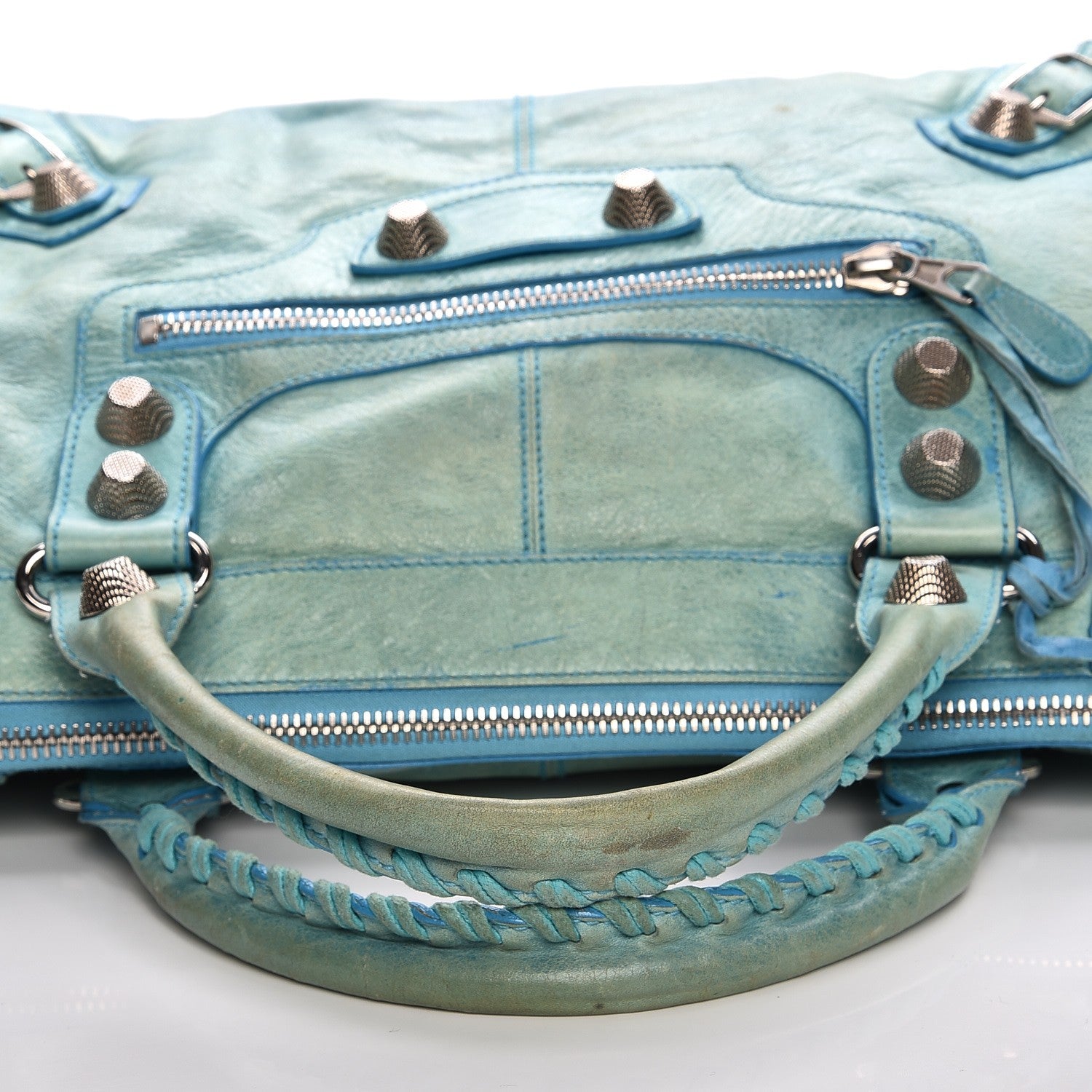 Balenciaga Agneau Giant 21 Silver Hardware Work Sky Silver Hardware 17 of 19