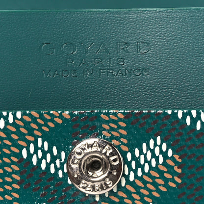 Goyard Goyardine Marigny Coin Purse Wallet Green 7 of 10
