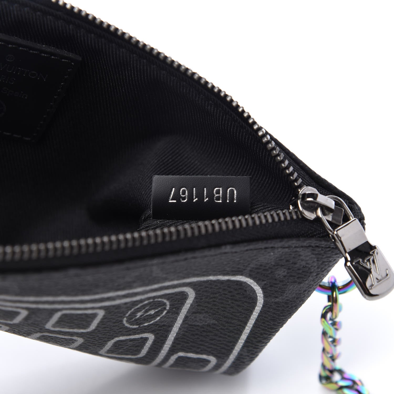 Louis Vuitton Monogram Eclipse Flash Fragment IPhone Pouch 10 of 10