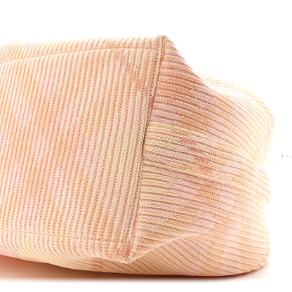 Burberry Canvas Knitted Check Medium Peg Duffle Bag Sherbert 11 of 11