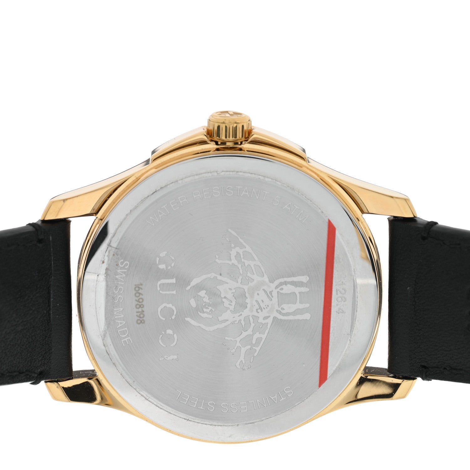 Gucci Stainless Steel Calfskin 38mm G-Timeless Quartz Watch Coral 4 of 4