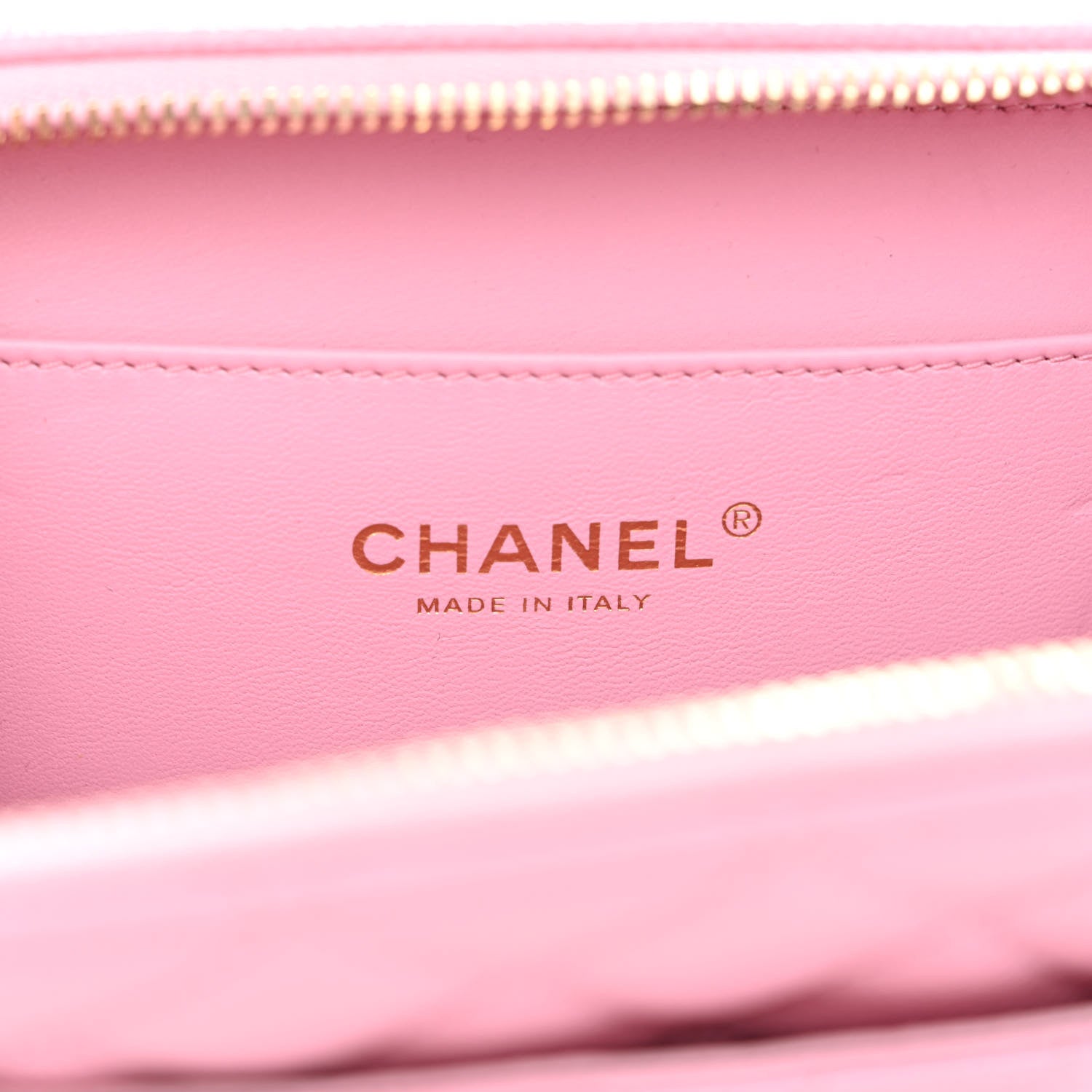 Chanel Caviar Quilted Pick Me Up Small Vanity Case Light Pink 6 of 12