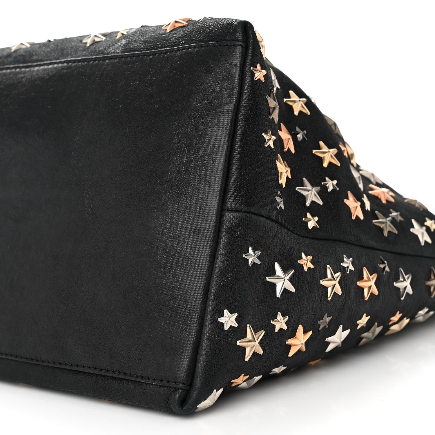 Jimmy Choo Calfskin Star Studded Tote Black 11 of 12