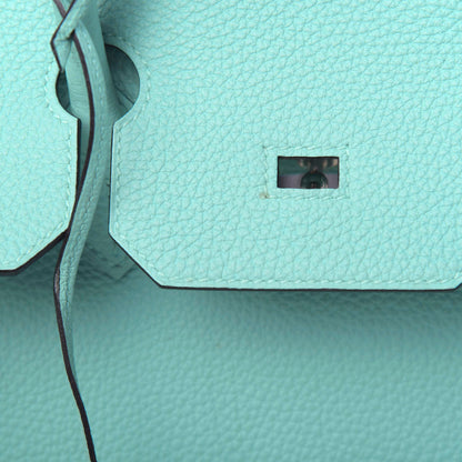 Hermes Togo Birkin 35 Bleu Atoll 16 of 48