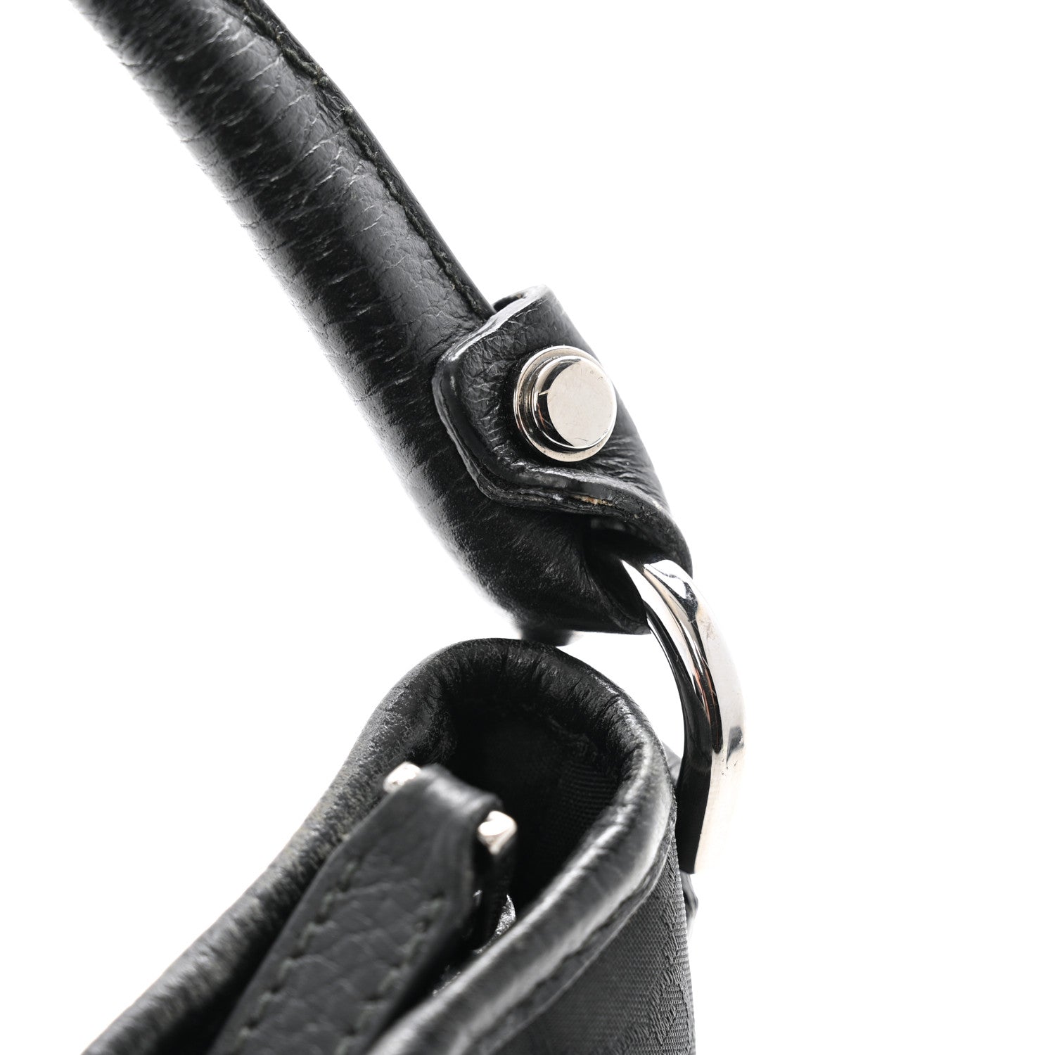 Gucci Monogram D Ring Abbey Pochette Black 12 of 12