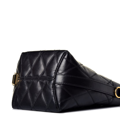Givenchy Lambskin Quilted Mini GV Bucket Bag Black 9 of 9
