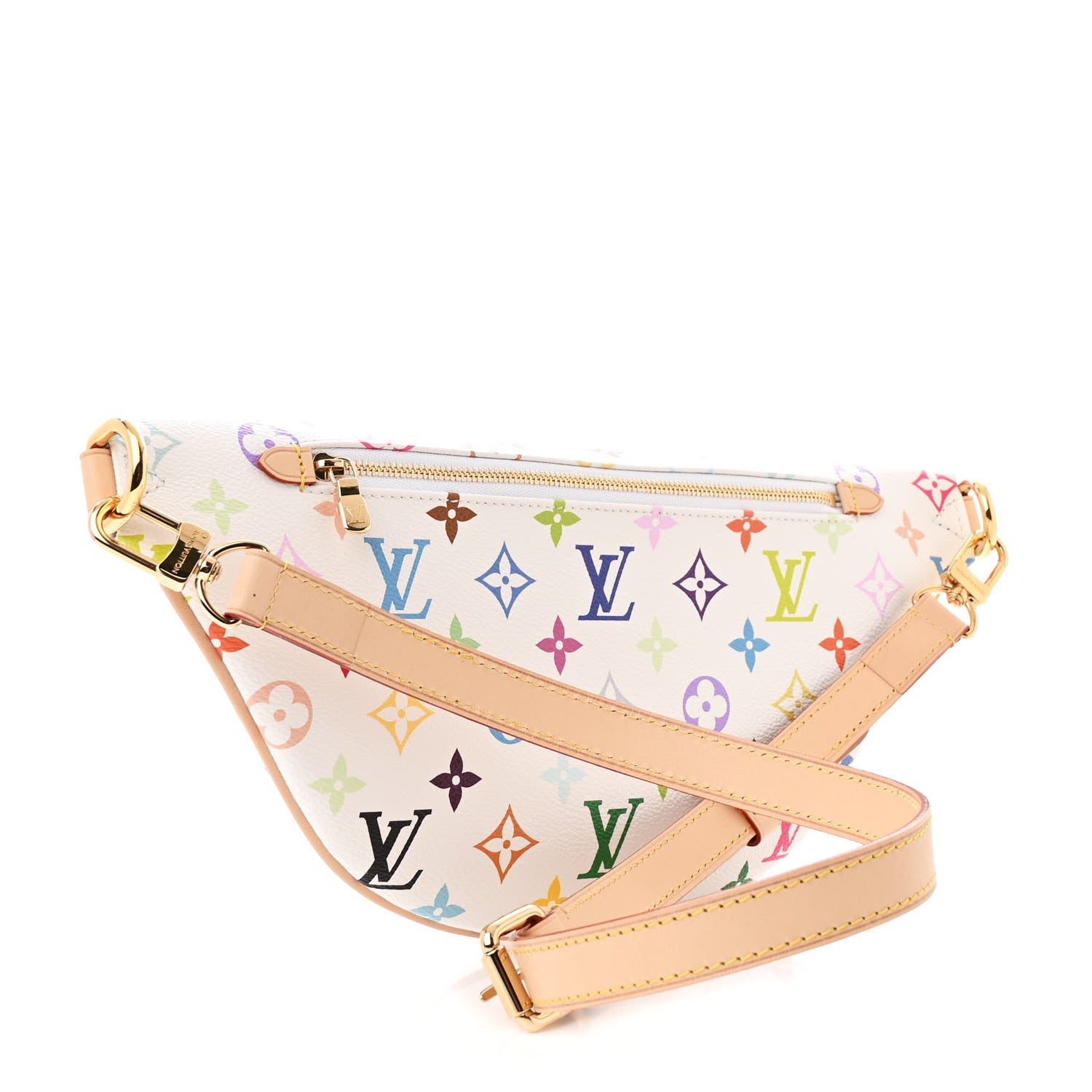Louis Vuitton LV X TM Monogram Multicolor High Rise Bumbag White 3 of 9