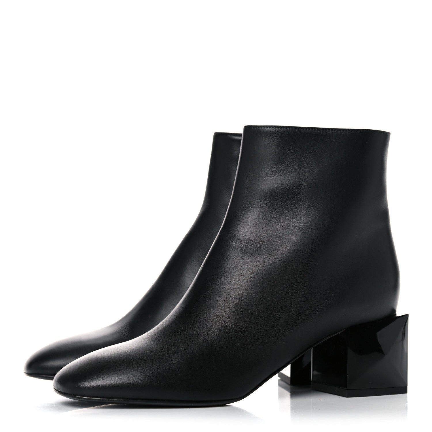 Hermes Nappa Carlie Ankle Boots 40 Black 3 of 14