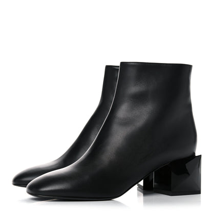 Hermes Nappa Carlie Ankle Boots 40 Black 3 of 14