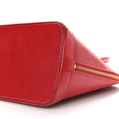 Louis Vuitton Epi Alma PM Castillan Red 7 of 14