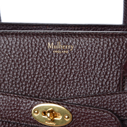 Mulberry Grain Vegetable Tanned Calfskin Small Zipped Bayswater Oxblood 7 of 13