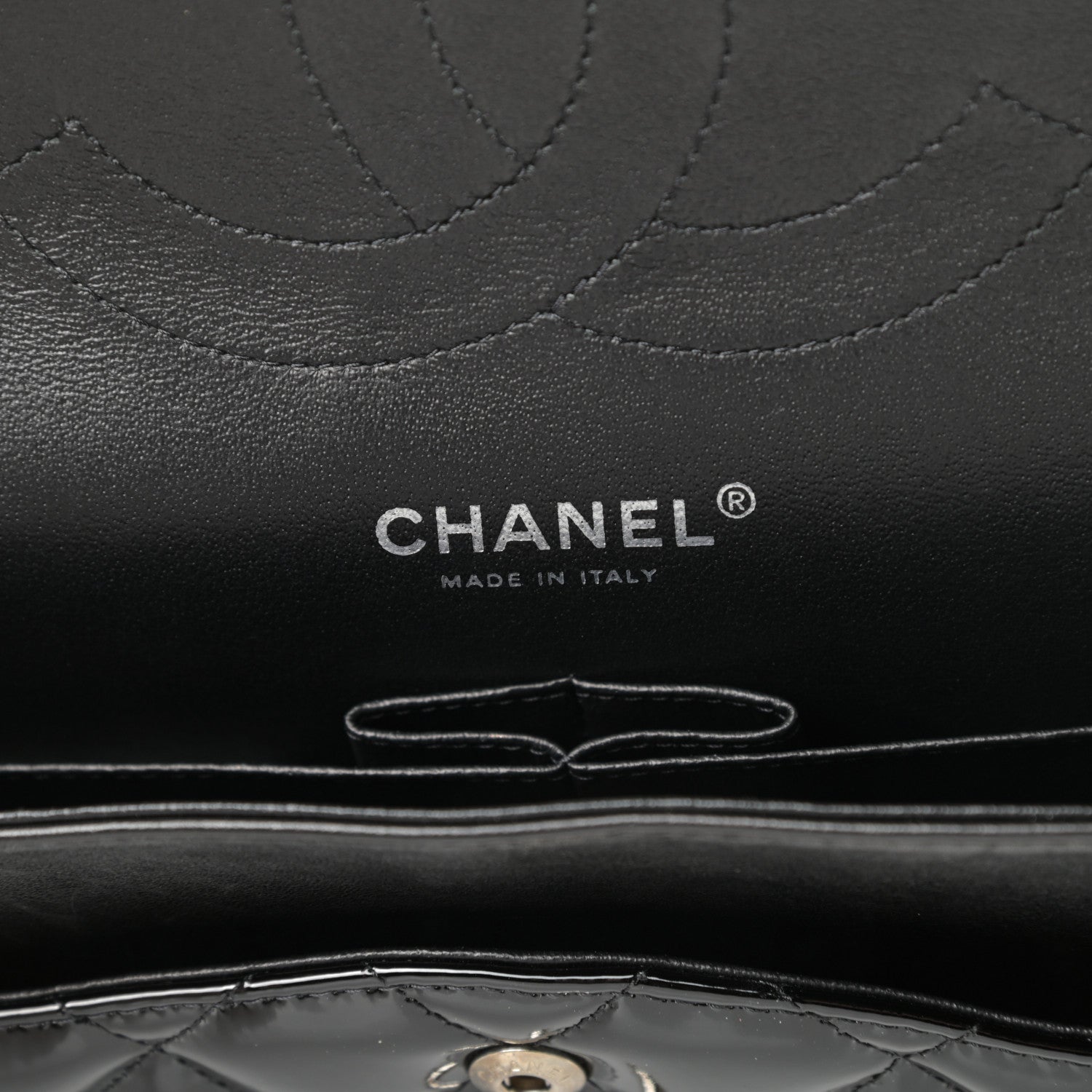 Chanel Patent Quilted Jumbo Double Flap Black 6 of 16
