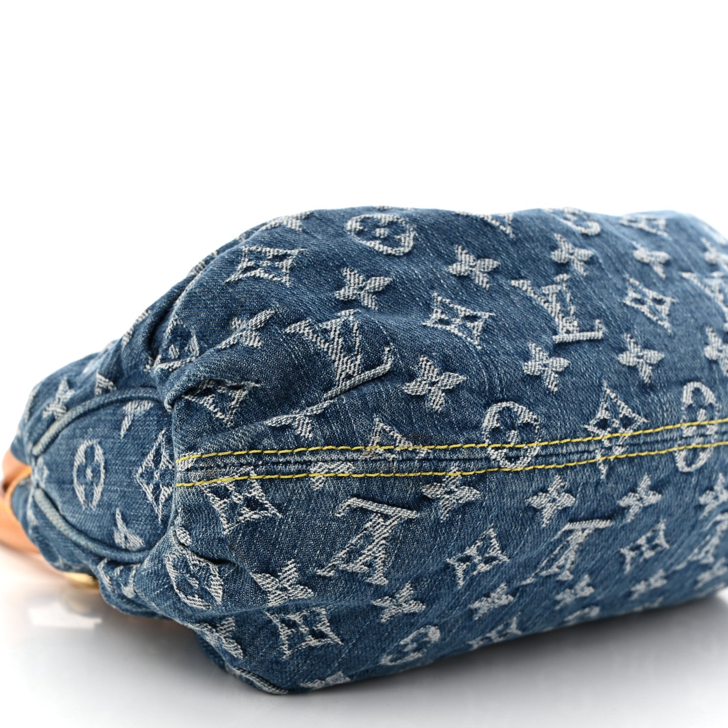 Louis Vuitton Monogram Denim Pleaty Blue 8 of 9