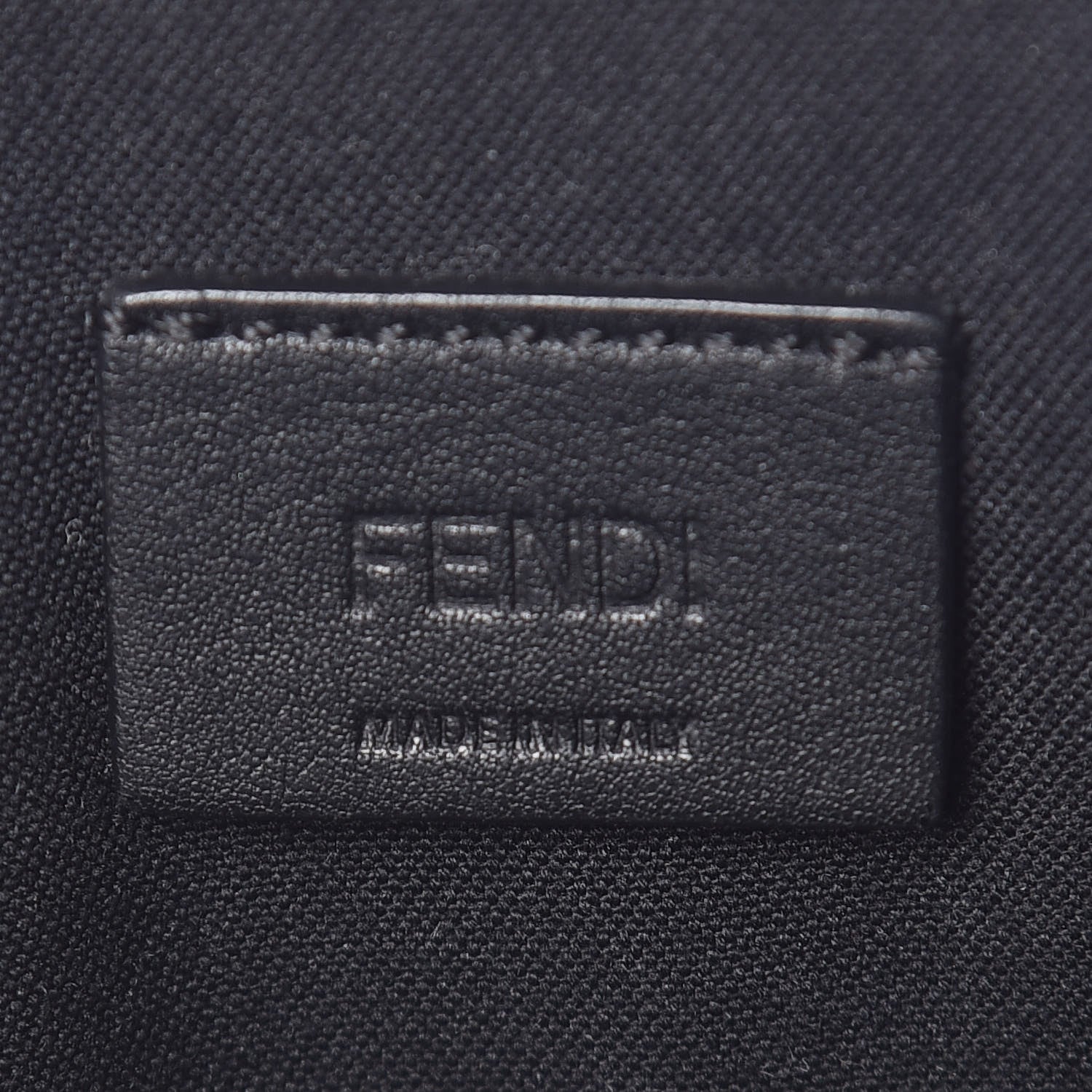 Fendi Vitello Dolce Studded Mini 2Jours Pouch Black Multicolor 8 of 11