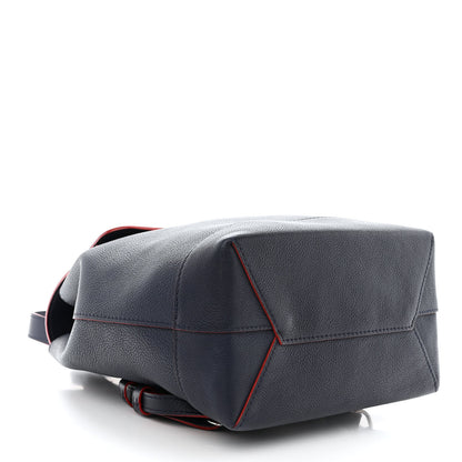 Louis Vuitton Soft Calfskin Lockme Backpack Marine Rouge 4 of 10
