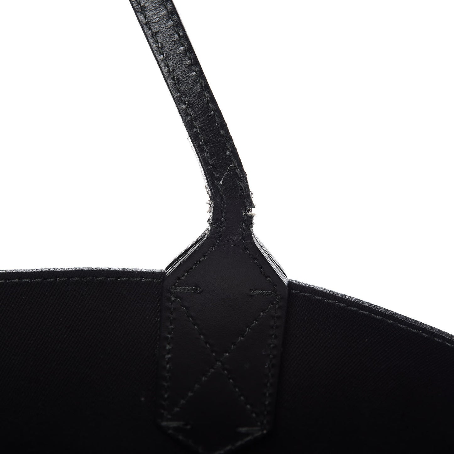 Calfskin GG Supreme Monogram Caleido Large Reversible Tote Black