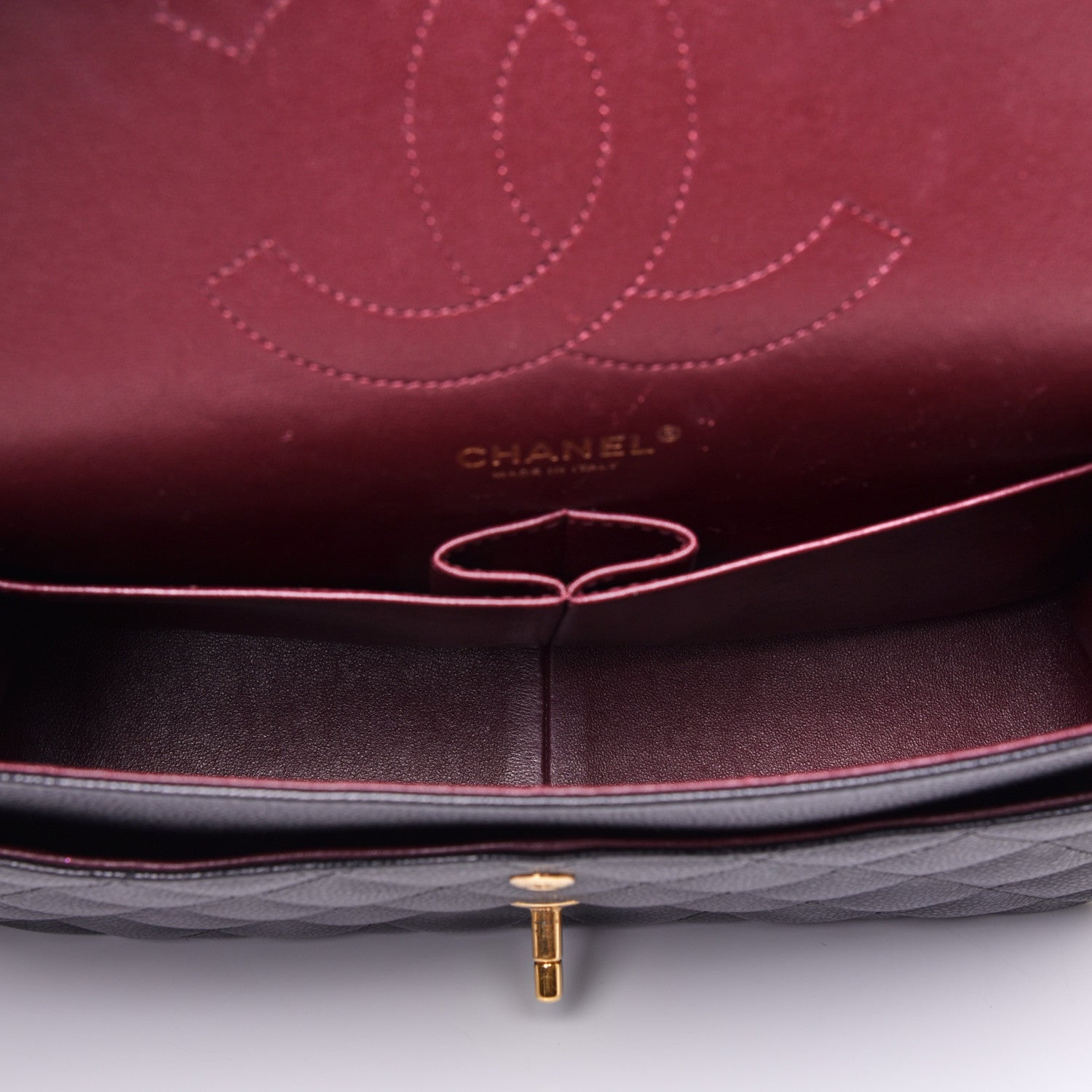 Chanel Caviar Quilted Jumbo Double Flap Black 5 of 12