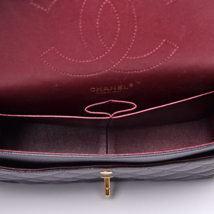 Chanel Caviar Quilted Jumbo Double Flap Black 5 of 12