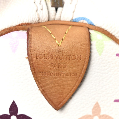 Louis Vuitton Monogram Multicolor Speedy 30 White 6 of 10