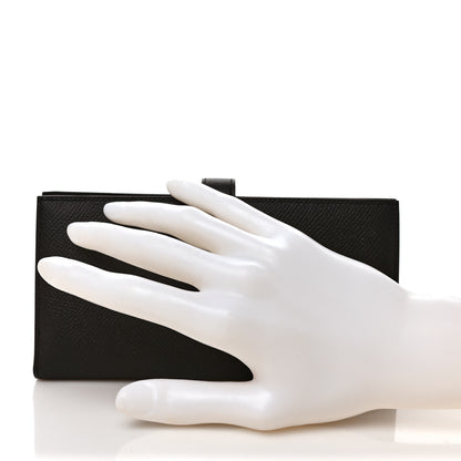 Hermes Epsom Monochrome Bearn Gusset Wallet Black 2 of 7
