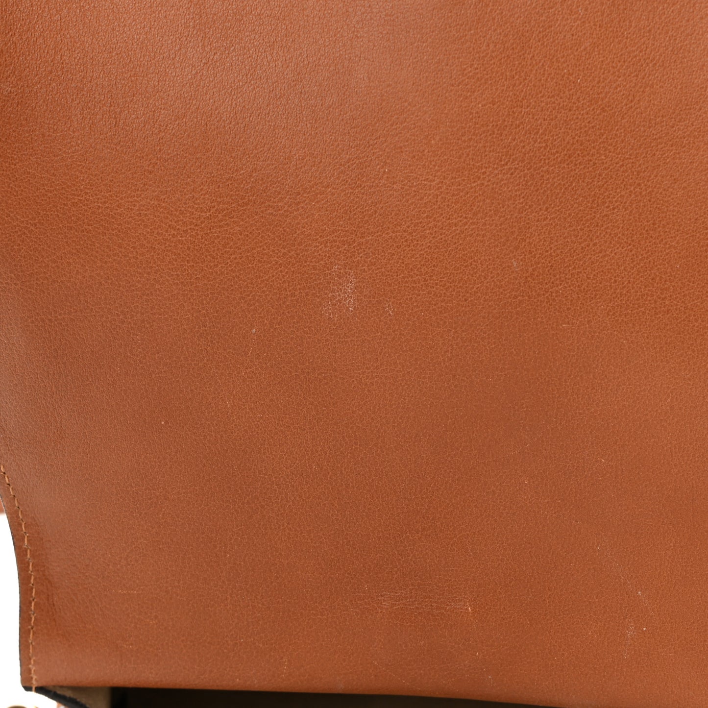 Calfskin Suede Medium Nile Bracelet Bag Caramel