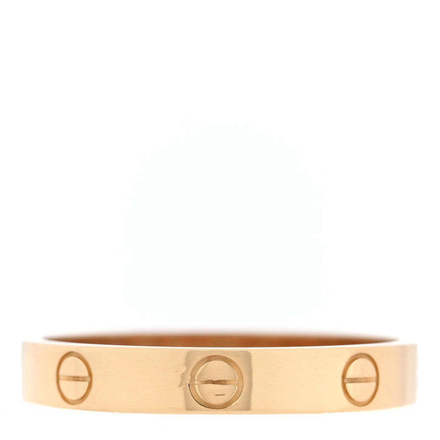 18K Pink Gold 3.5mm LOVE Wedding Band Ring 61 9.5