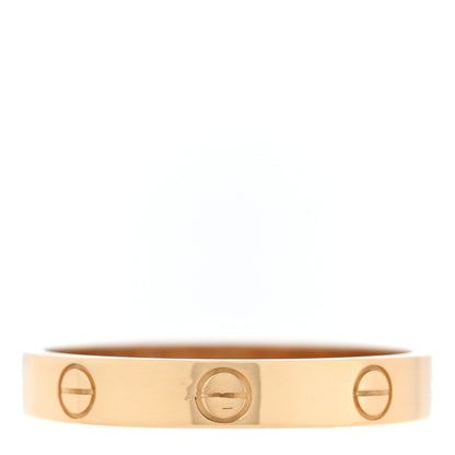 Cartier 18K Pink Gold 3.5mm LOVE Wedding Band Ring 61 9.5 1 of 5