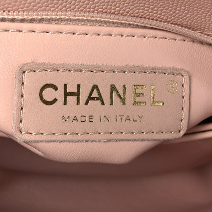 Chanel Caviar Quilted Mini Coco Handle Flap Light Pink 11 of 21