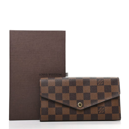 Louis Vuitton Damier Ebene Sarah Wallet NM 9 of 9