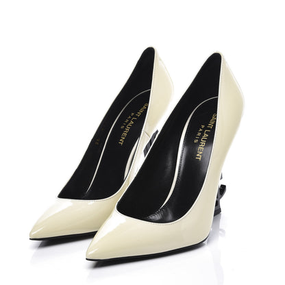 Saint Laurent Patent Opyum 100 Pumps 36 Neutro 2 of 11