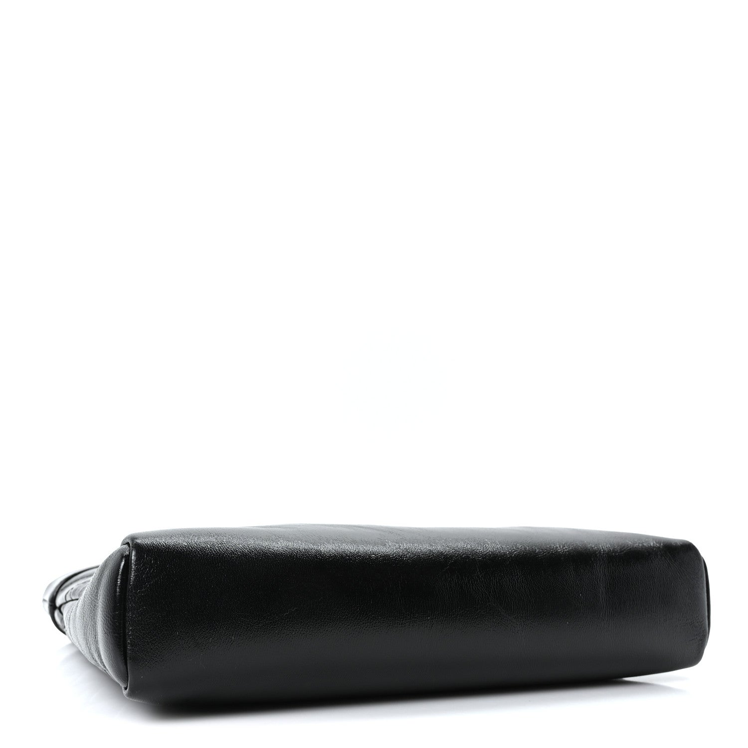 Chanel Shiny Crumpled Calfskin Quilted Mini 31 Shopping Bag Black 4 of 10