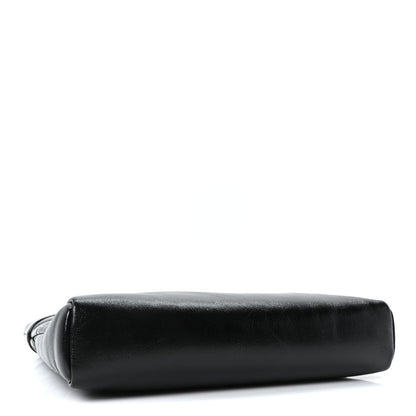 Chanel Shiny Crumpled Calfskin Quilted Mini 31 Shopping Bag Black 4 of 10