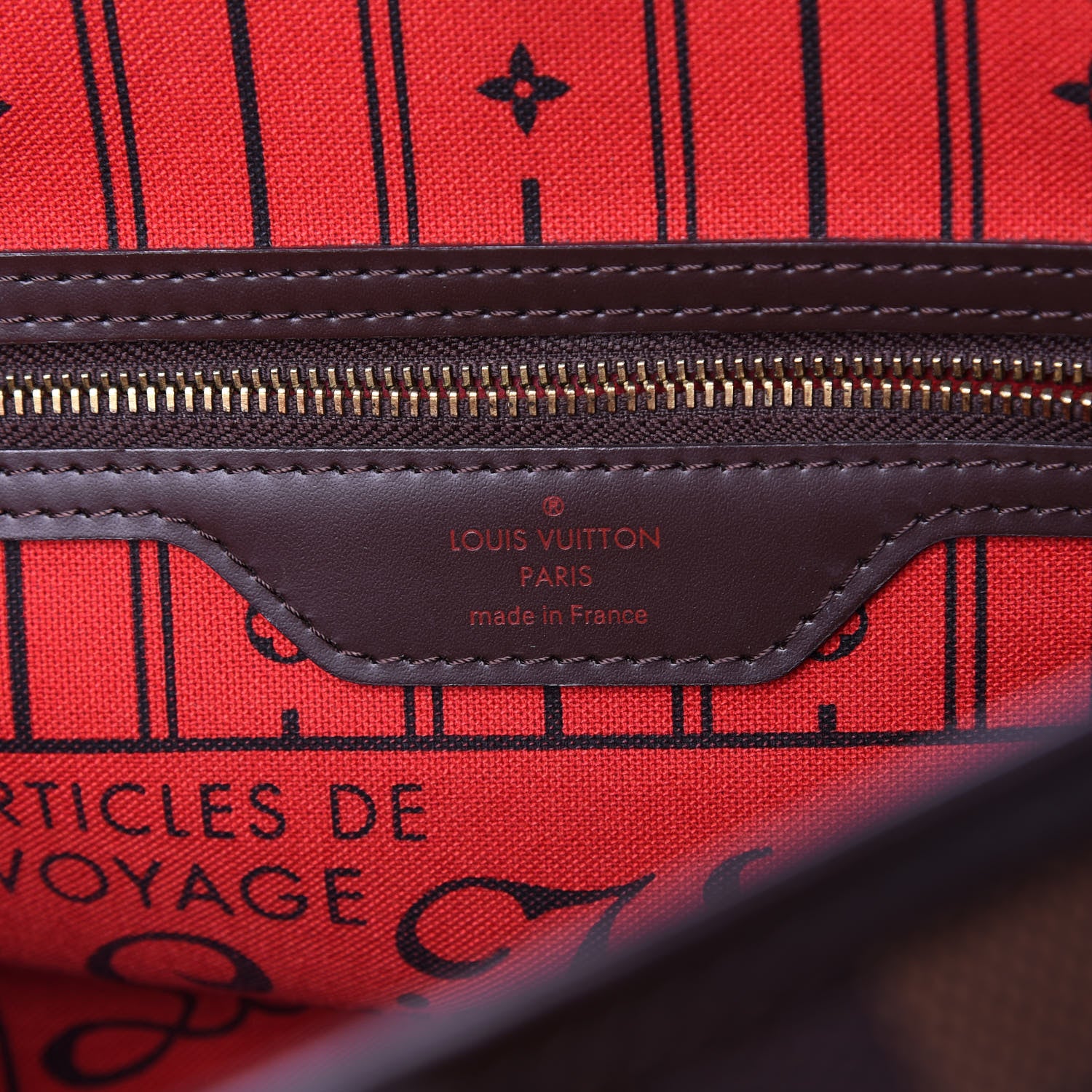 Louis Vuitton Damier Ebene Neverfull PM 8 of 10