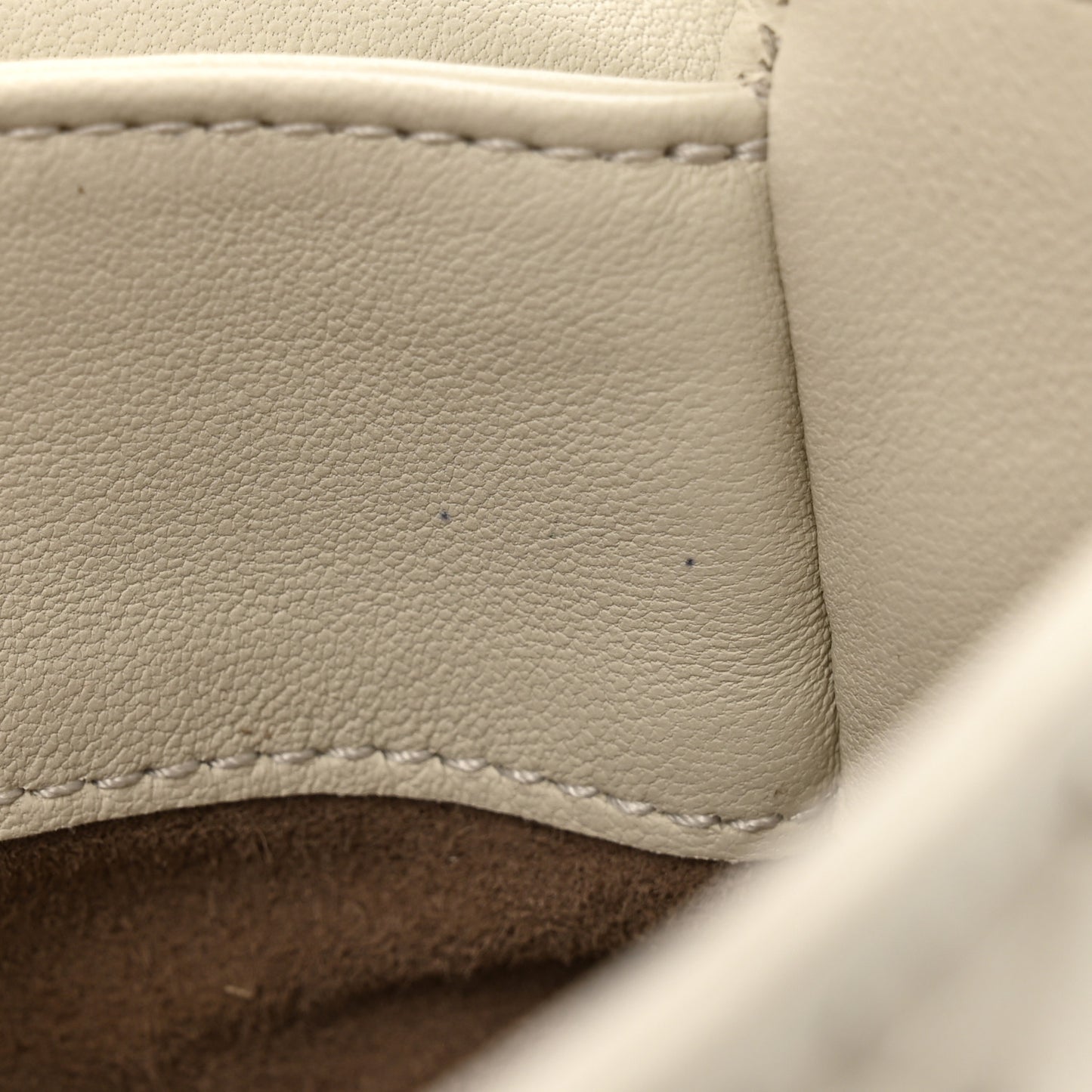 Nappa Intrecciato Baby Olimpia Shoulder Bag Chalk