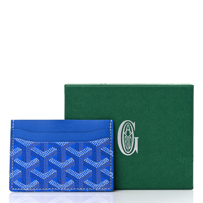Goyard Goyardine Saint Sulpice Card Holder Sky Blue 7 of 7