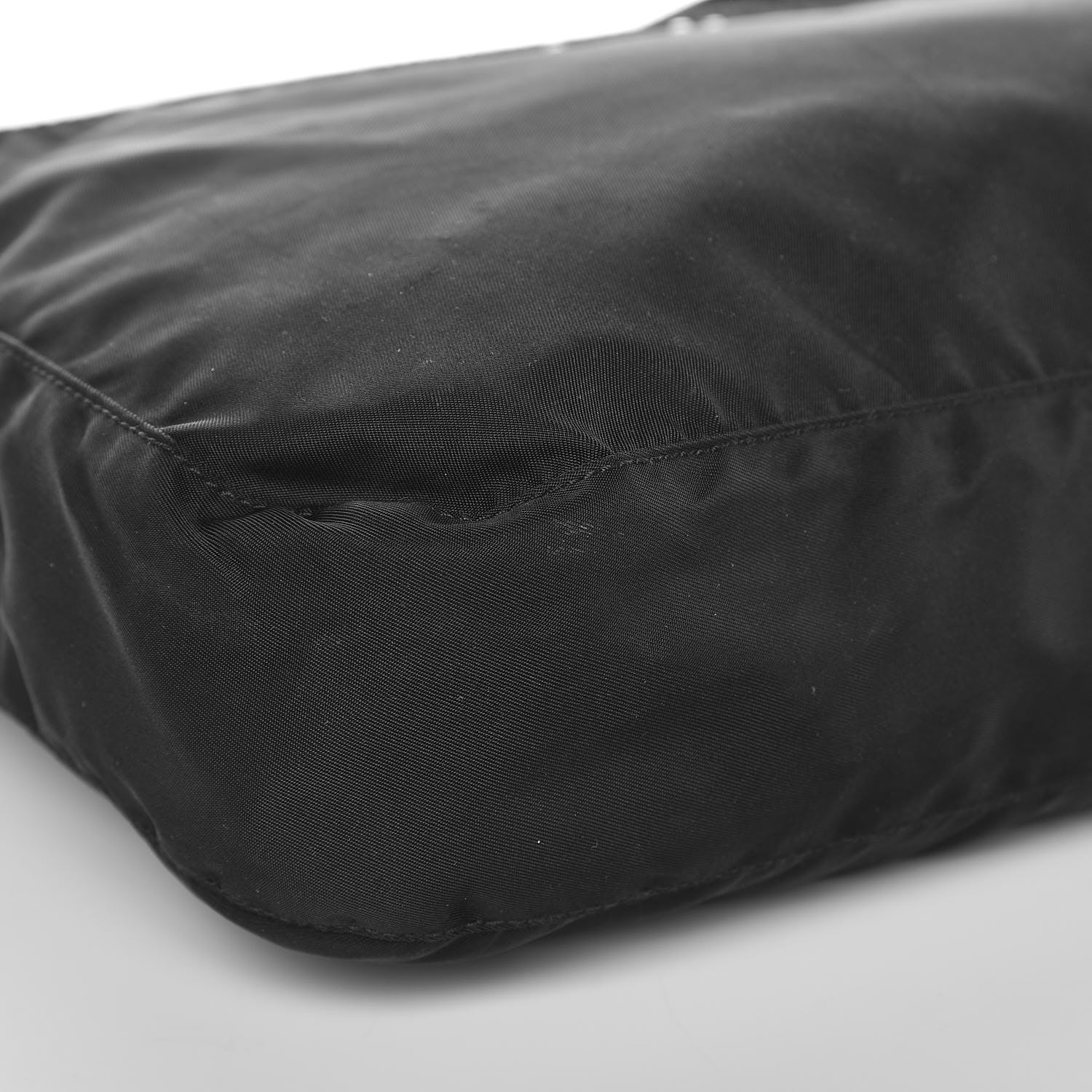 Prada Nylon Flat Messenger Bag Black 8 of 9