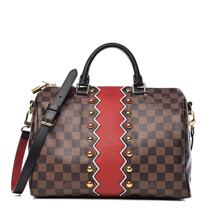 Louis Vuitton Damier Ebene Karakoram Speedy Bandouliere 30 1 of 12