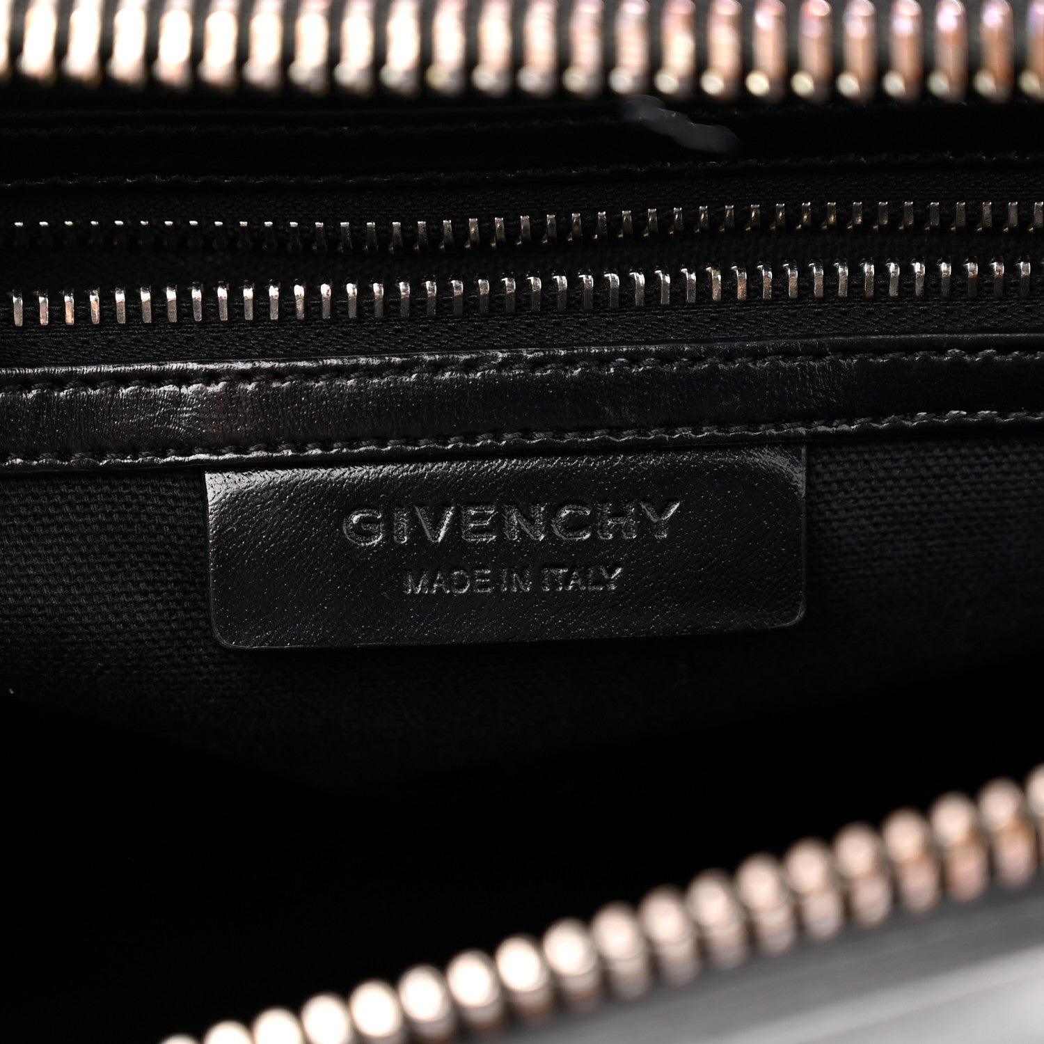 Givenchy Shiny Lord Calfskin Medium Antigona Black 6 of 12