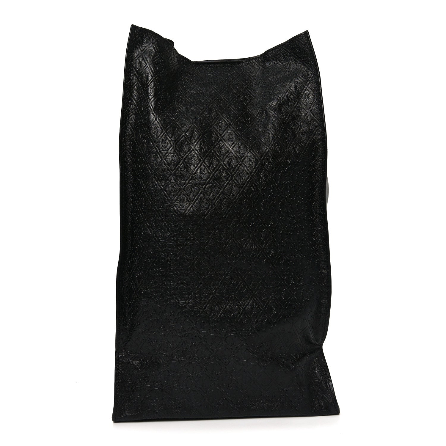 Saint Laurent Calfskin Monogram Deli Paper Bag Vintage Black 2 of 10