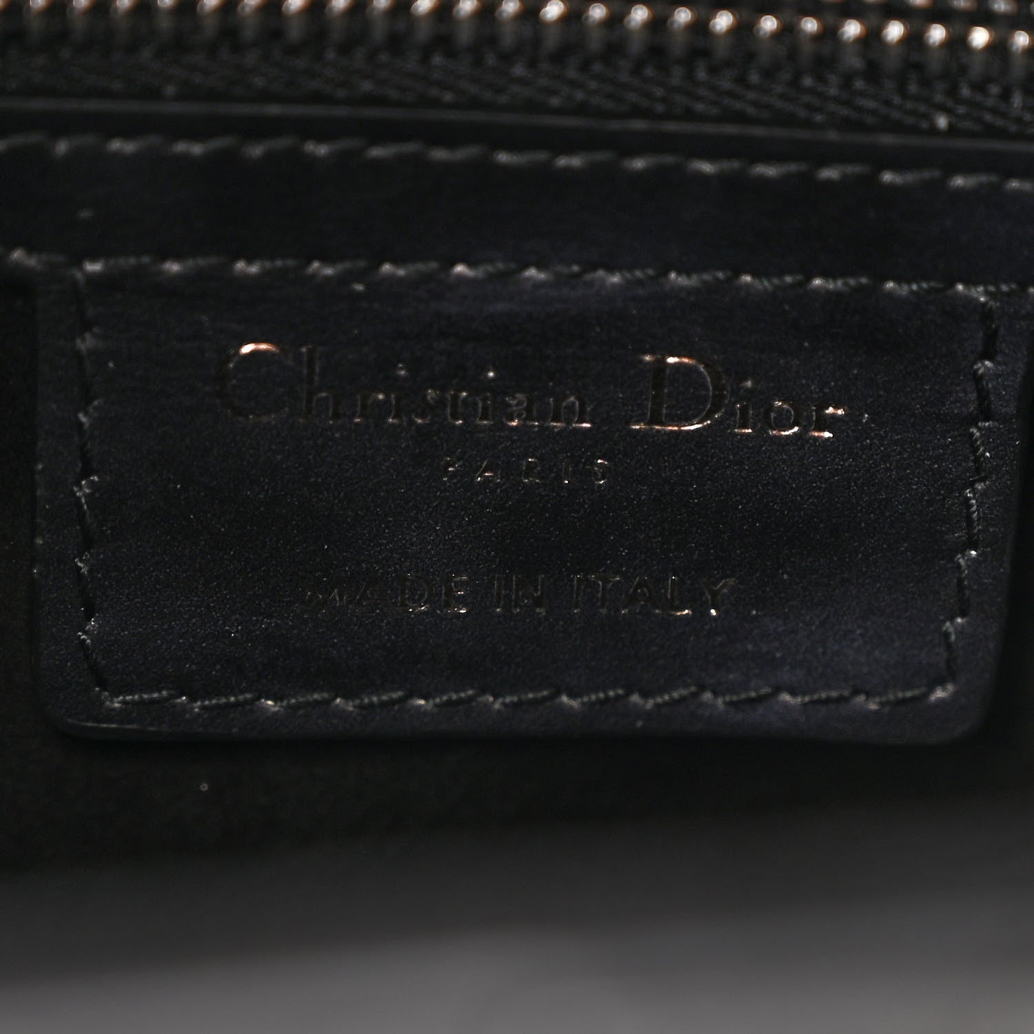 Christian Dior Calfskin New York Printed Saddle Bag With Strap Black White 6 of 10