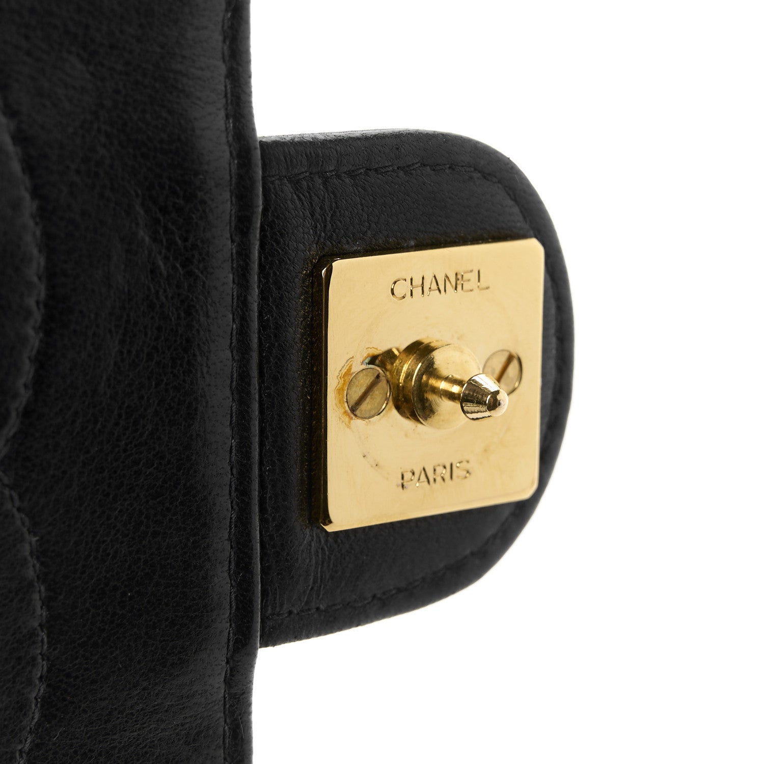 Chanel Lambskin Quilted Small Single Flap Black 7 of 12